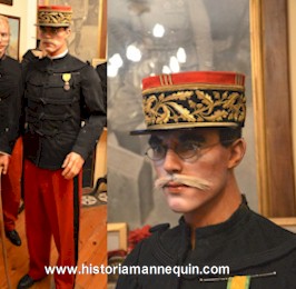 Historia Mannequin-Mannequins réalistes et Mains pour Musées et Collectionneurs d'uniformes,costumes,coiffures,casques,casquettes en Militaria et autres, au meilleur prix